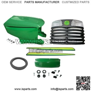 Upper/Lower Hood/Grille/Bumper/Foam Isolator/LH&RH Stickers Fits John DeereLT150