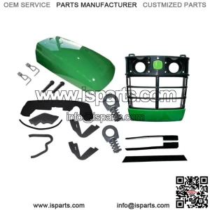 Grille/Upper Hood/Fuel Door Kit/Mounting Seal/CLIP /Sticker fits John Deere 4200