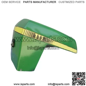 Vintage Genuine John Deere 111 hood garden tractor lawn riding mower front cover