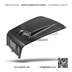 NEW POLARIS RZR 800 RZR 800S 08 - 10 BLACK CARBON FIBER SCOOPED HOOD RZR4 (For: Polaris)