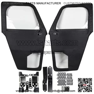 Polaris 2885075 Zip Window Front Canvas Doors 2022 Ranger SP 570 Crew SP 570