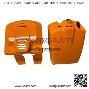 HONDA NPS50 RUCKUS BATTERY PLASTIC ORANGE 64300-GGA-650ZC 81130-GEZ-010ZT set