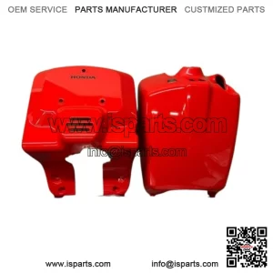 HONDA NPS50 RUCKUS BATTERY PLASTIC GLOSS 64300-GGA-740ZA 81130-GEZ-010ZJ RED