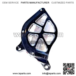 YAMAHA YFZ 450R, 450X ENGINE CASE SAVER & FRONT SPROCKET COVER 2009-2024 BLACK