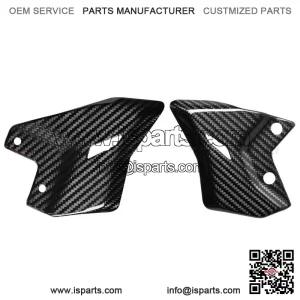 2017-2025 Kawasaki Z650 Carbon Fiber Rearset Foot Peg Mount Heel Guard Fairing Cowl