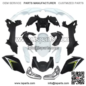 Kawasaki Z650 2017-2019 Black White Yellow Fairing Bodywork Injection ABS