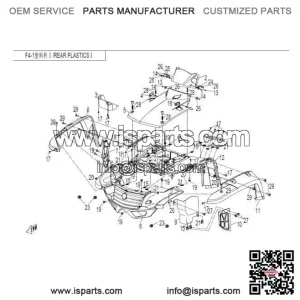 Edging Front Left CFMOTO 500 X5