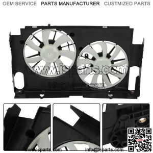 For 2013-2017 Toyota Rav4 Dual Radiator Condenser Cooling Fan Assembly TO3115177