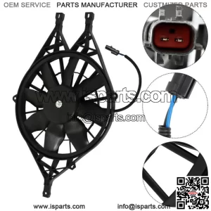 Engine Radiator Cooling Fan w/ Shroud Assembly For Dodge Dakota 2000-04 Durango