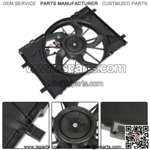 Radiator Cooling Fan Assembly FO3115183 For 2010-2012 Ford Fusion 2.5L 3.0L