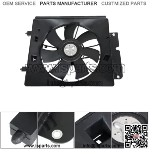 A/C Condenser Cooling Fan For 2002-2006 Honda CR-V 2003-2006 Element Right Side