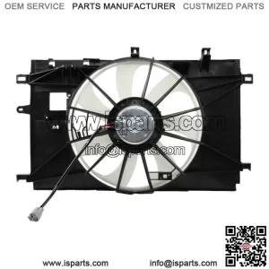 Cooling Fan Radiator Condenser Fan Assembly For 2020-2022 Toyota Corolla 1.8L