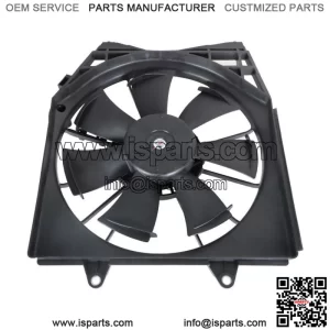 Right Engine Condenser Cooling Fan w/ Shroud Assembly For 2018-2022 Honda Accord