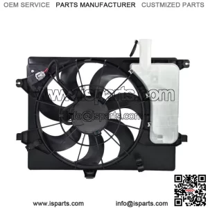 Radiator AC Condenser Cooling Fan Assembly For 11-13 Elantra 14 Forte 253803X100