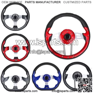 Golf Cart Steering Wheel Fit Club Car EZGO TXT RXV Yamaha without Adapter