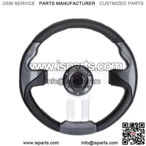 12.5 inch Golf Cart Steering Wheel For Ezgo/Yamaha/Club CAR Carbon Fiber