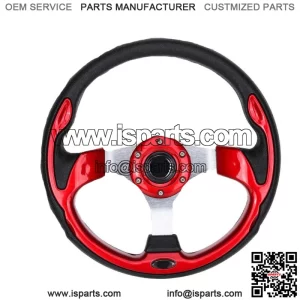 RED Golf Cart Steering Wheel for Yamaha EZGO Club Car Part Accessories