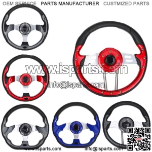 Golf Cart Steering Wheel Fit Yamaha Club Car EZGO TXT RXV without Adapter
