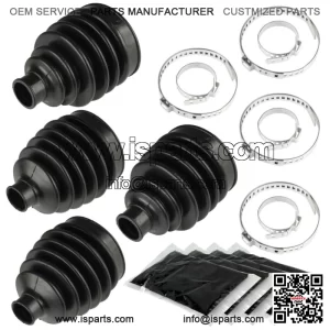 2 Rear Axle Inner Outer Boot Kit Fits Polaris Sportsman 570 14-17 / 570 6x6 2017 (For: Polaris Sportsman 570)