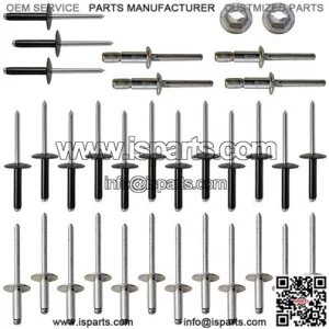 EZGO TXT Complete Body Rivet Hardware Kit (1994+) TXT Golf Cart Gas or Electric