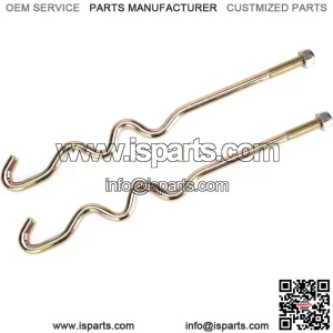 2pcs Golf Cart Battery Hold Down Rod Bolts Nut for Club Car Precedent 103357701