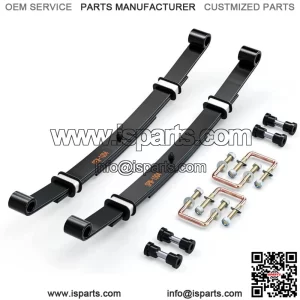 Heavy Duty 3 Leaf Rear Leaf Spring for EZGO TXT 1995-up Golf Cart W/ Bushing