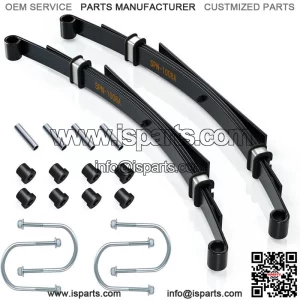 4-Leaf Heavy Duty Golf Cart Rear Leaf Spring for Club Car DS 1982-up W/ Bushing