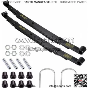 4 Leaf Heavy Duty Rear Leaf Spring Kit fit Club Car Precedent 2004-up Golf Cart