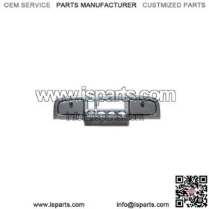 Turned Titanium EZGO Golf Cart Dash With 4 Cup Holders 2 Locking Doors TXT 2014+