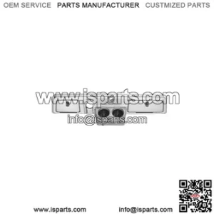 Turned Titanium Club Car Golf Cart Dash With 2 Cup Holders 2 Locking Doors 1982 +