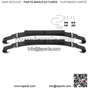 Set of 2 Rear Leaf Heavy Duty Springs For Club Car DS Golf Cart 1981+