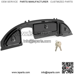 Black Golf Cart Dash Kit with Locks For Club Car Precedent 2008.5+