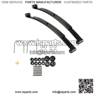 Heavy Duty Golf Cart Rear Leaf Spring Kit (2 Leaf ) For EZGO RXV 2008+, Set of 2