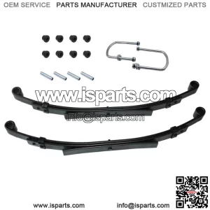 New Rear Heavy Duty Leaf Springs Set Fits 1981+ Club Car DS Golf Cart Set of 2