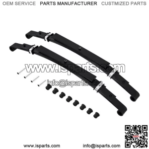 Heavy Duty Rear Leaf Springs for Club Car DS Golf Cart 1993+ (4 Leaf/Set of 2)
