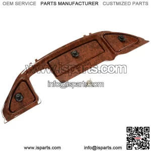 Fit Club Car Precedent Golf Cart Wood Grain Look Dash w/ Locking Doors 2008.5+