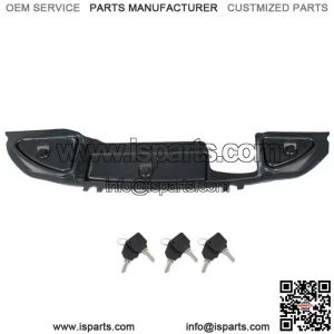 Carbon Fiber Dash with Locking Doors 2008.5 + For Club Car Precedent Golf Cart