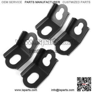 4xFront+Rear Tie Down Hooks Attach Point Kit For 2017-2022 Can-Am Maverick X3(For: More than one vehicle)