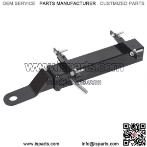 For Club Car Ezgo Yamaha Black Golf Cart Trailer Hitch Fits on Backseat Footrest