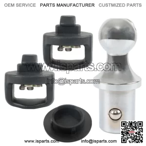 For Ford F250 F350 F450 Silver 30137 Gooseneck Trailer Hitch Accessory Kit