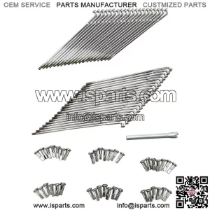 Drag Specialties Drop Center Spoke Set For 21" Custom Wheels