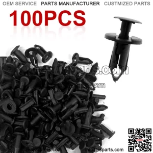 100pcs Fender Bumper Clips Body Rivets for Polaris Sportsman Rangers RZR Trail (For: More than one vehicle)