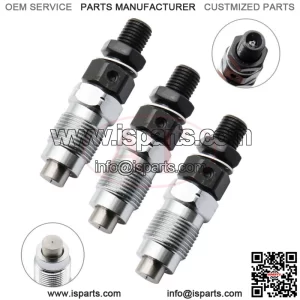 3Pcs Fuel Injector For Kawasaki DM950 DM850 MULE 2000-2008 49033-1058 490331058