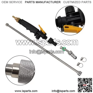 29 In Sprayer Wand 3/8 Inch Brass Barb Stainless Steel Sprayer Wand - Universal