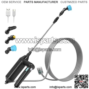 Electric Plant Sprayer, 16ft Battery Powered Sprayer with USB Rechargeable Handle, Potable Garden Sprayer with Telescopic Wand, Sprayer Plant for Yard Lawn Weeds Plants (Sprayer)