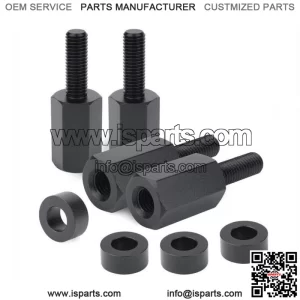 Pack of 4 Seat Risers Raise 1.5" Fits For Can-Am Maverick X3 All Years UTV Black (For: Can-Am Maverick X3)