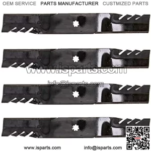 Oregon 4 Pack 592-615 G5 Gator Mulcher Blade for John Deere GX22151 GY20850 42"