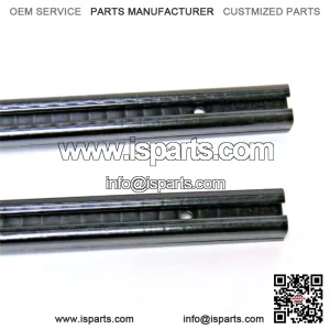 2 OEM Sliders Slide Rails Wear Strips 137" Track & Shorter 2604-257