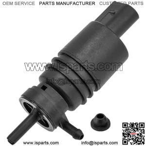 Windshield Washer Pump with Grommet, Front Windshield Washer Fluid Pump Replace OEM 67128362154 67128377612, Car Accessories Compatible with E36, E46, E53, E86, X3, X5, X6, Z3