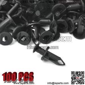 100pcs Fender Clips Body Rivets for Polaris Ranger TRX 400EX RZR XP 1000 Honda (For: More than one vehicle)